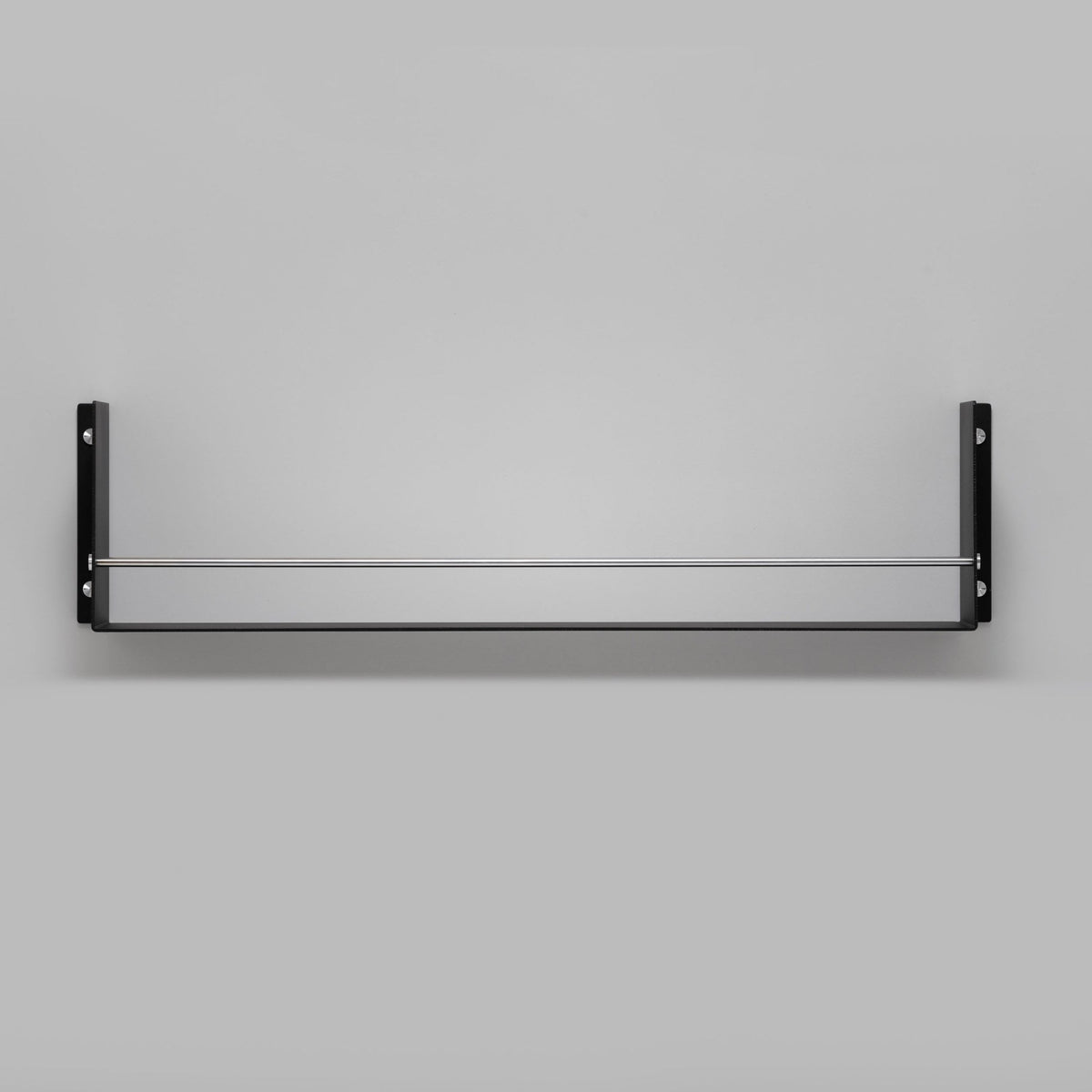 Girder Kitchen Shelf in Black & Steel