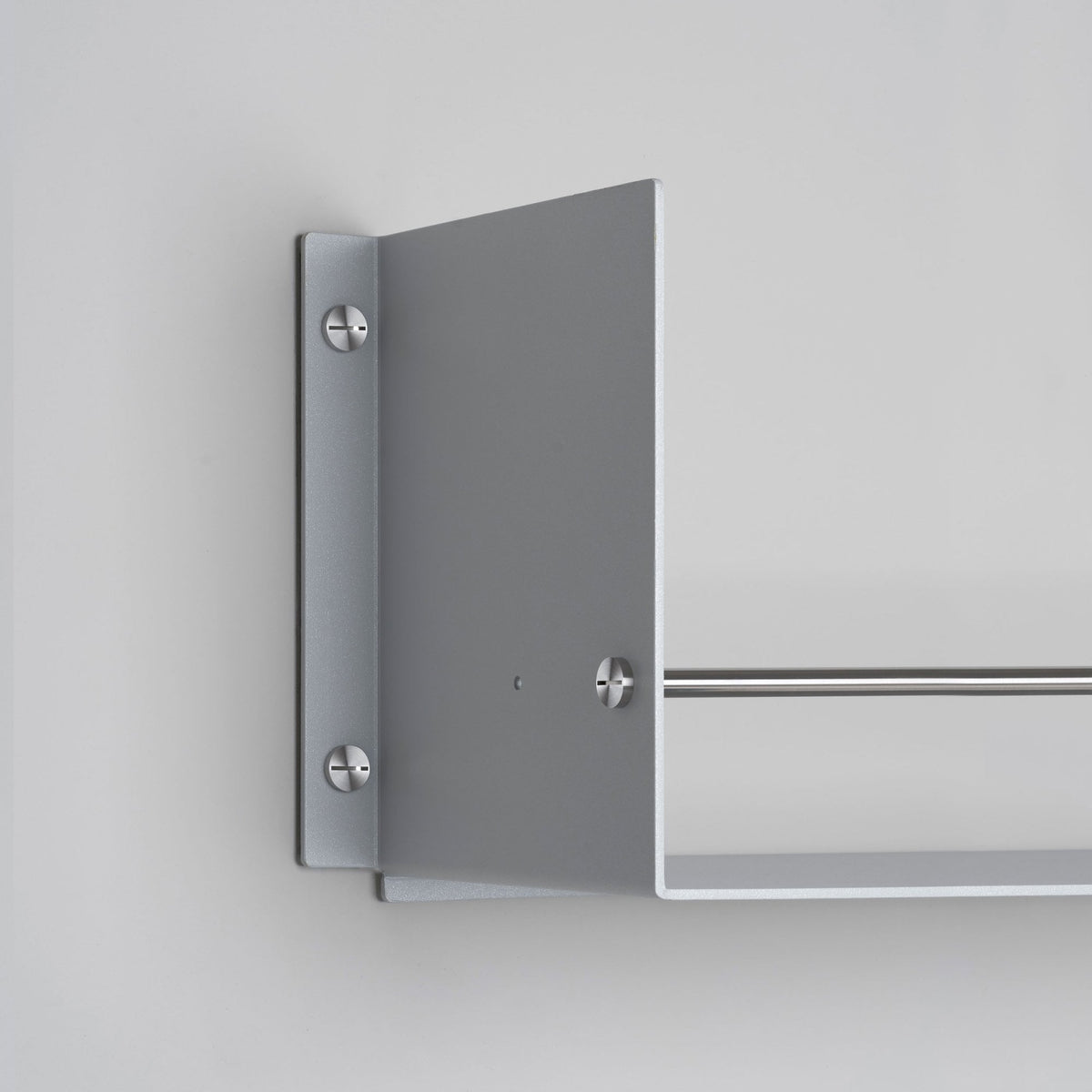 Girder Kitchen Shelf in Stone & Steel