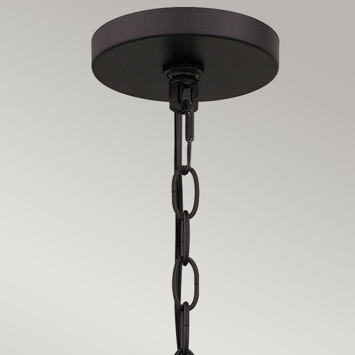 Lindendale IP44 Pendant in Western Bronze with Bronze Faux Rattan Shade with Clear Glass Inside