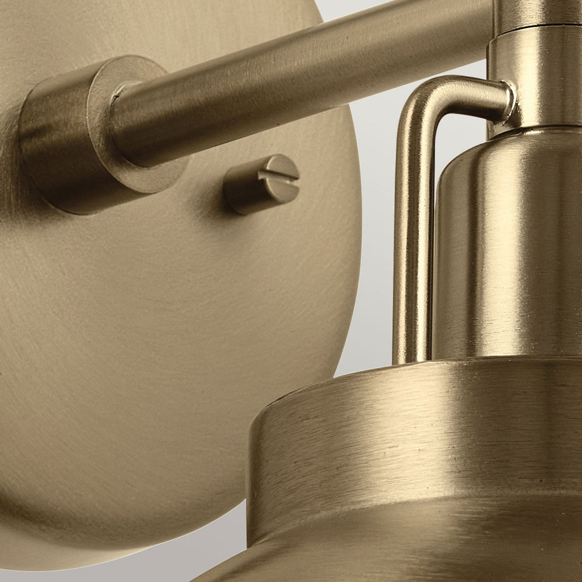 Niva Wall or Pendant or Semi Flush Light in Champagne Bronze with Satin Etched Opal Glass