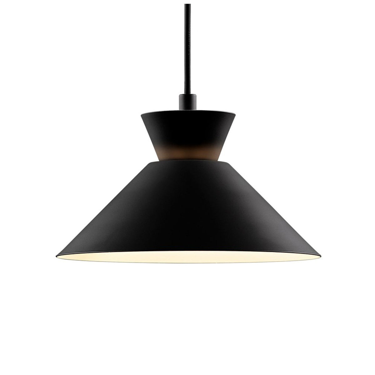 Dial 25 Pendant in Black