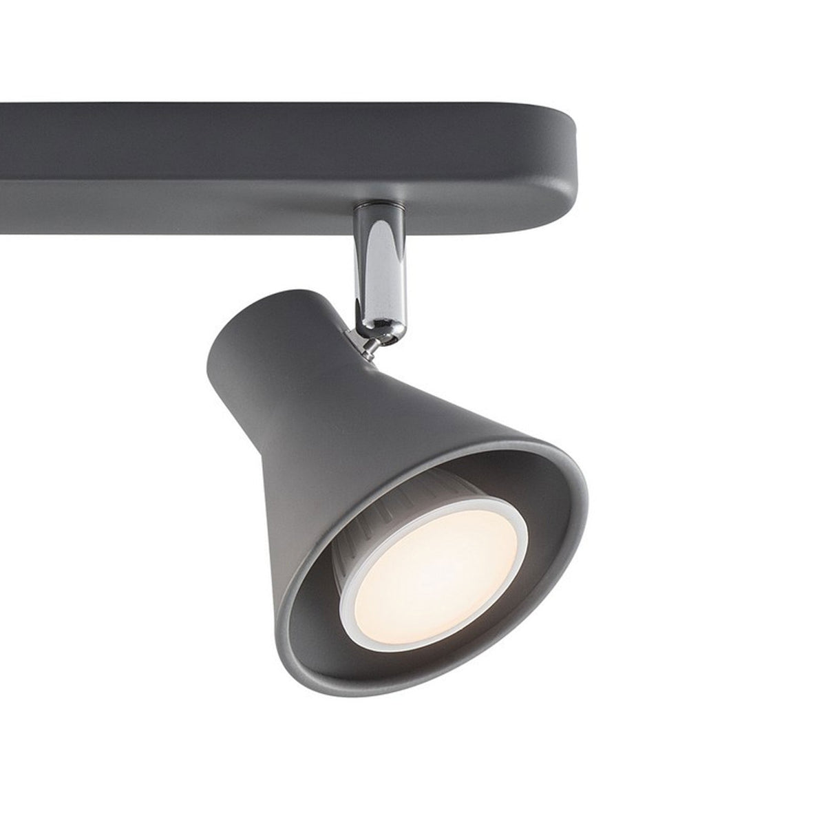 Eik Three Light Bar Spotlight in Grey
