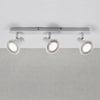 Eik Three Light Bar Spotlight in White