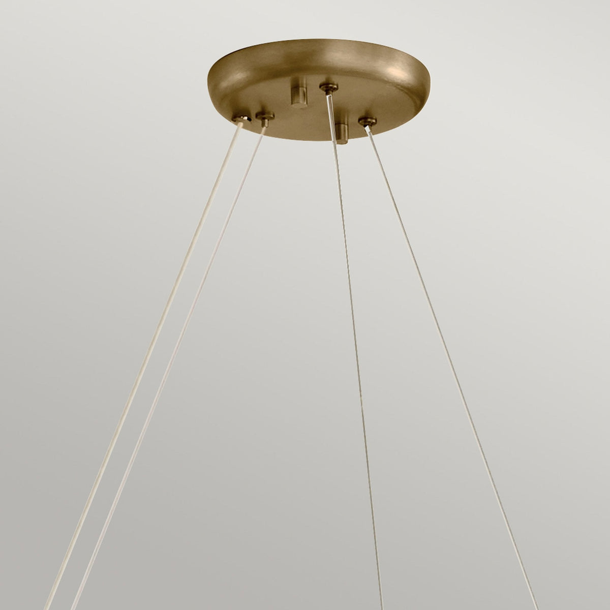 Palta Nine Light Circular Chandelier in Champagne Bronze
