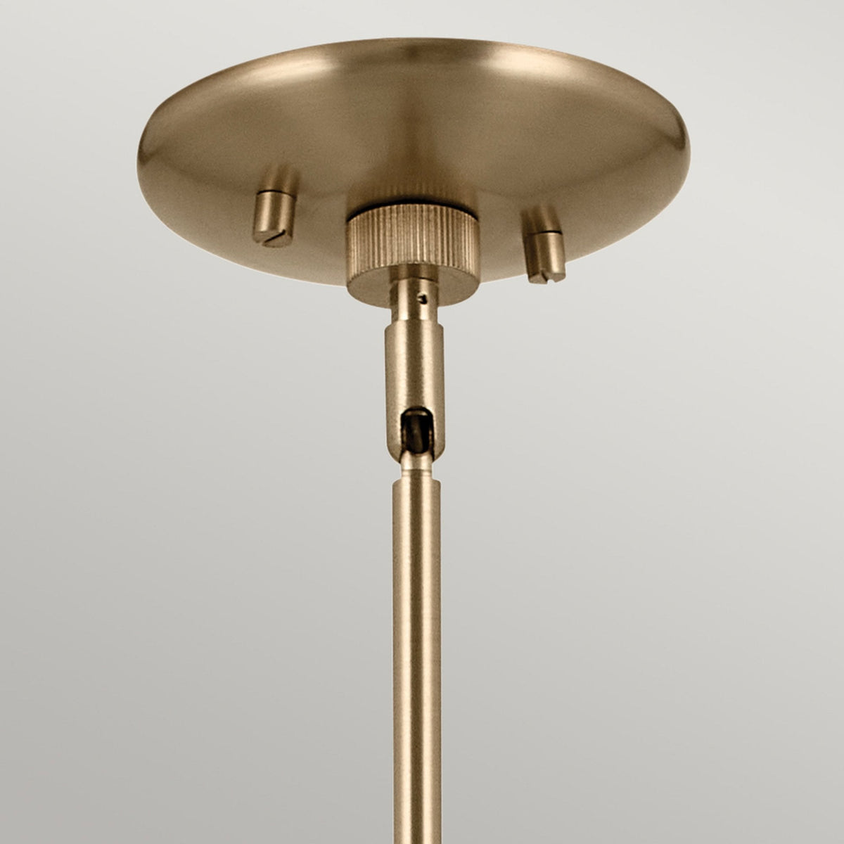 Phix Six Light Up & Down Pendant Chandelier in Black and Champagne Bronze