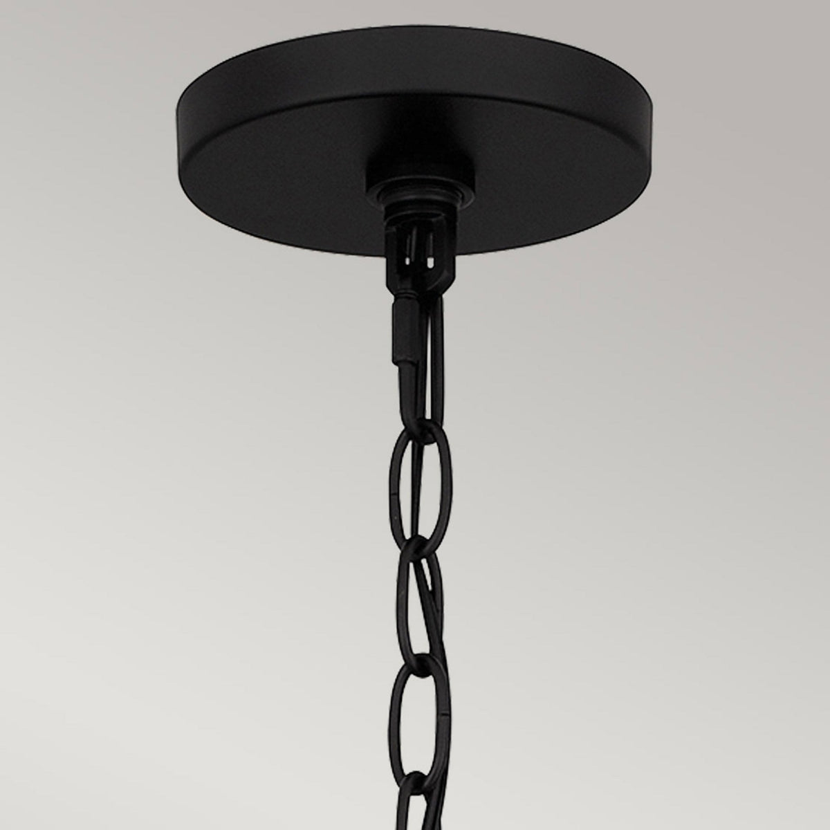 Teton Pendant in Matte Black with Natural Paper Rope Shade