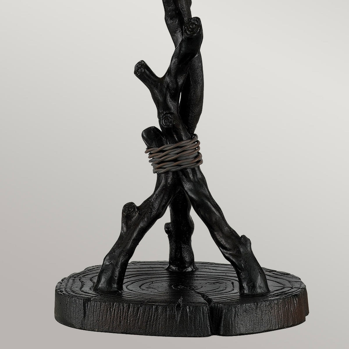 Whispering Tiffany Table Lamp with Valiant Bronze Base and Creamy White Glass with Agate Stones