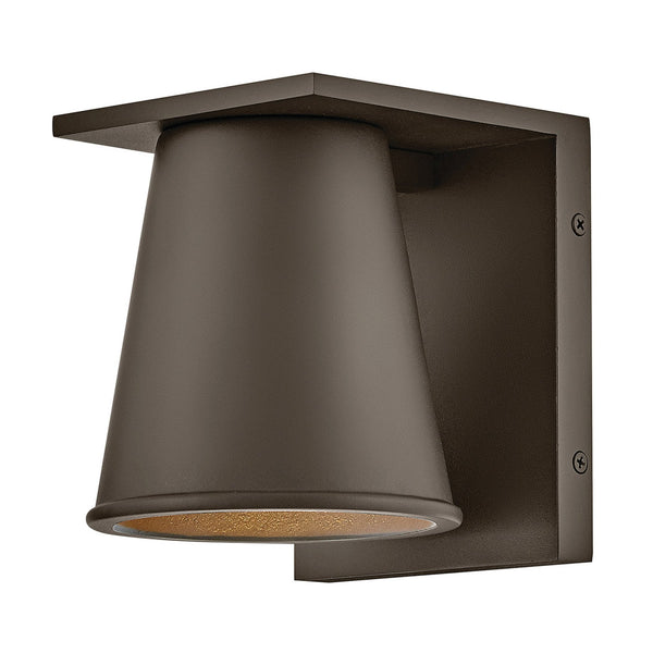 Hans IP44 Coastal Dark Sky-Friendly Design Down Wall Light in Architectural Bronze