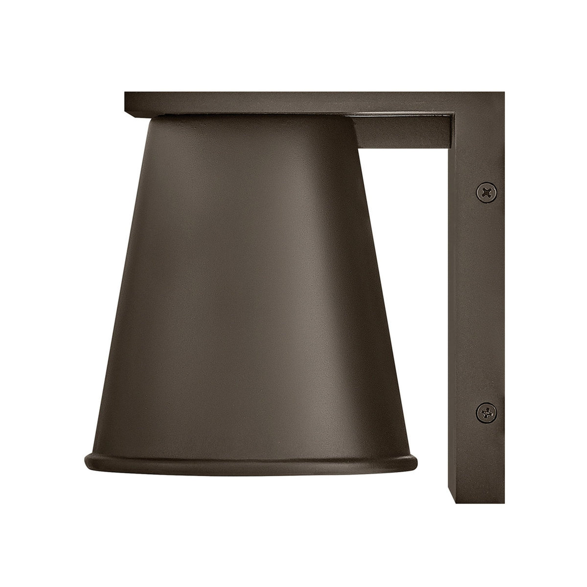 Hans IP44 Coastal Dark Sky-Friendly Design Down Wall Light in Architectural Bronze