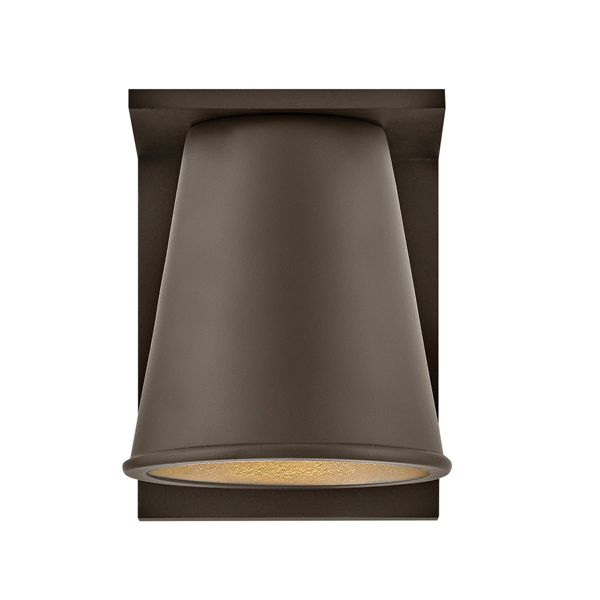 Hans IP44 Coastal Dark Sky-Friendly Design Down Wall Light in Architectural Bronze
