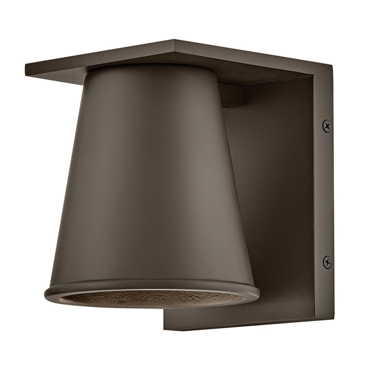 Hans IP44 Coastal Dark Sky-Friendly Design Down Wall Light in Architectural Bronze