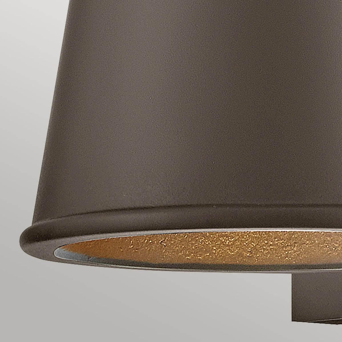 Hans IP44 Coastal Dark Sky-Friendly Design Down Wall Light in Architectural Bronze