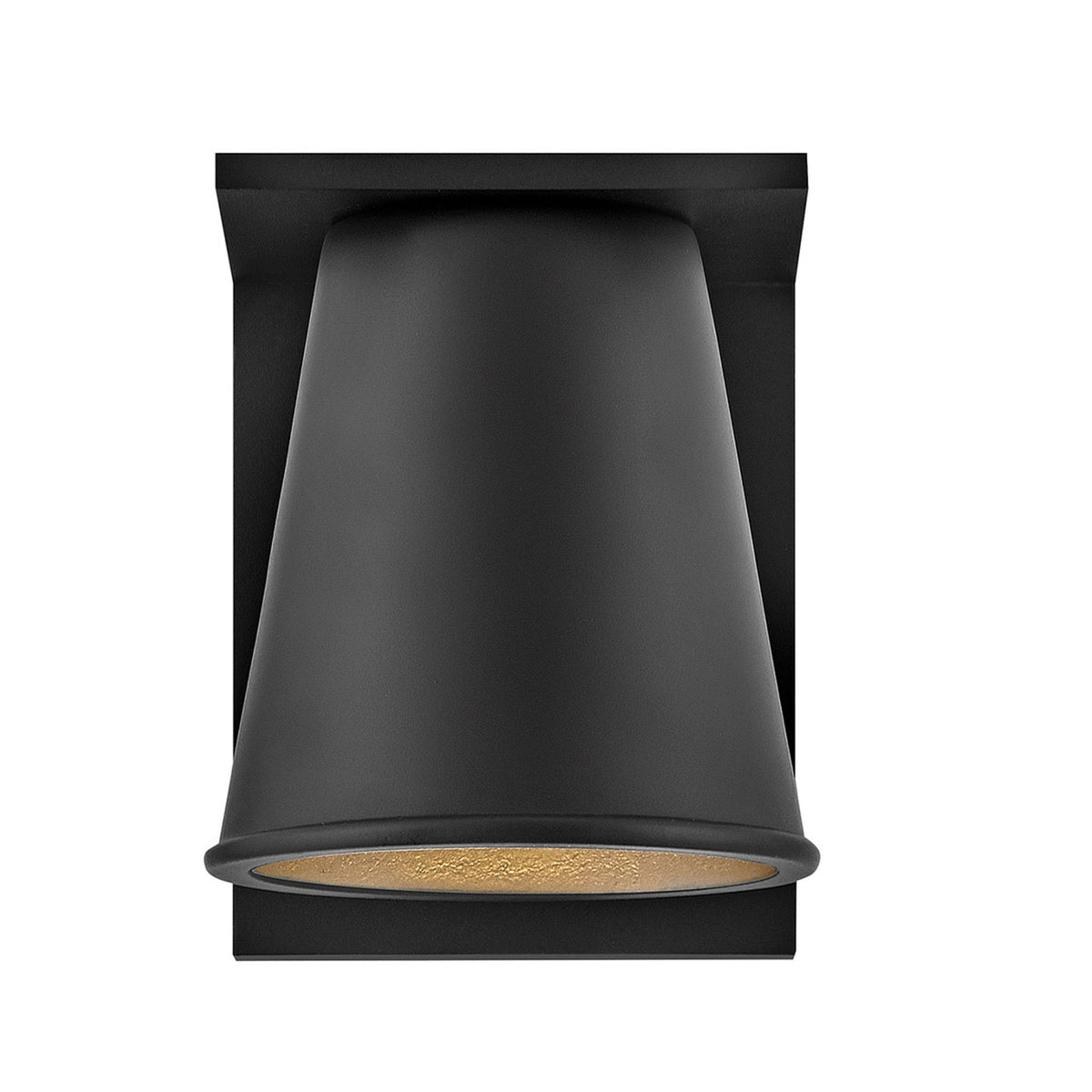 Hans IP44 Coastal Dark Sky-Friendly Design Down Wall Light in Textured Black