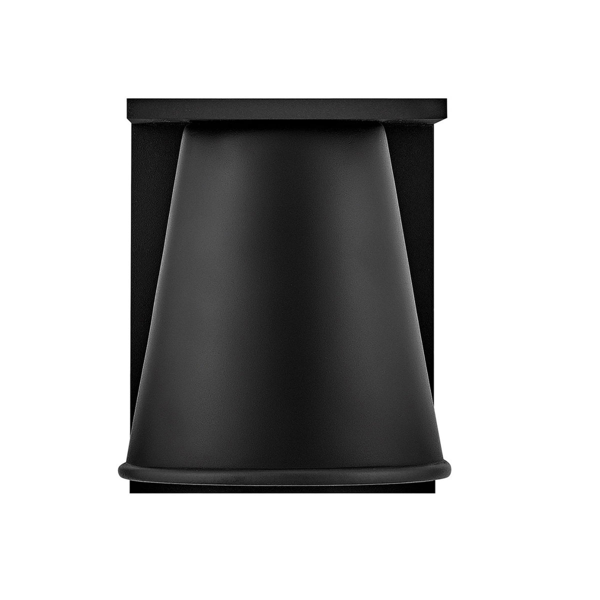 Hans IP44 Coastal Dark Sky-Friendly Design Down Wall Light in Textured Black
