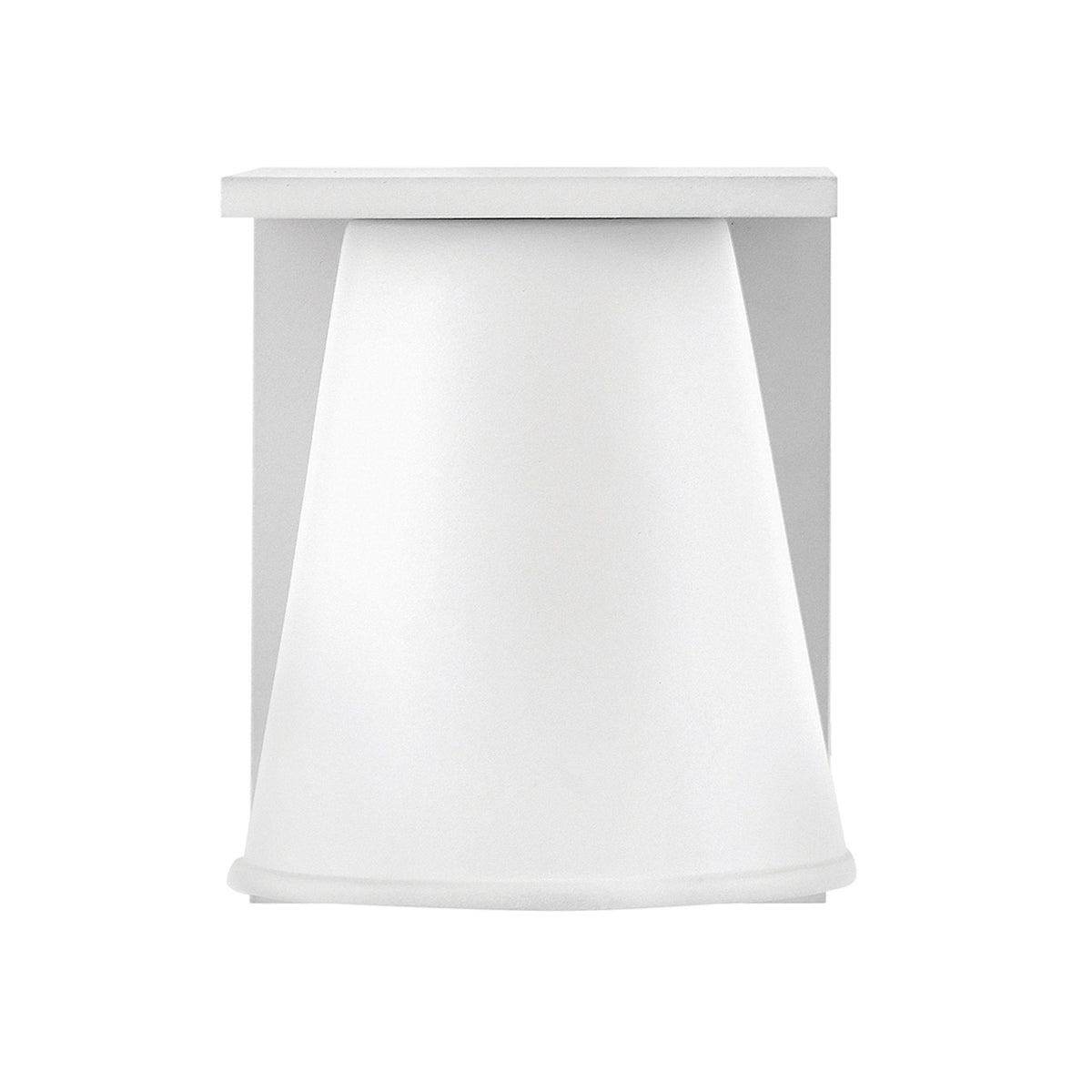 Hans IP44 Coastal Dark Sky-Friendly Design Down Wall Light in Textured White