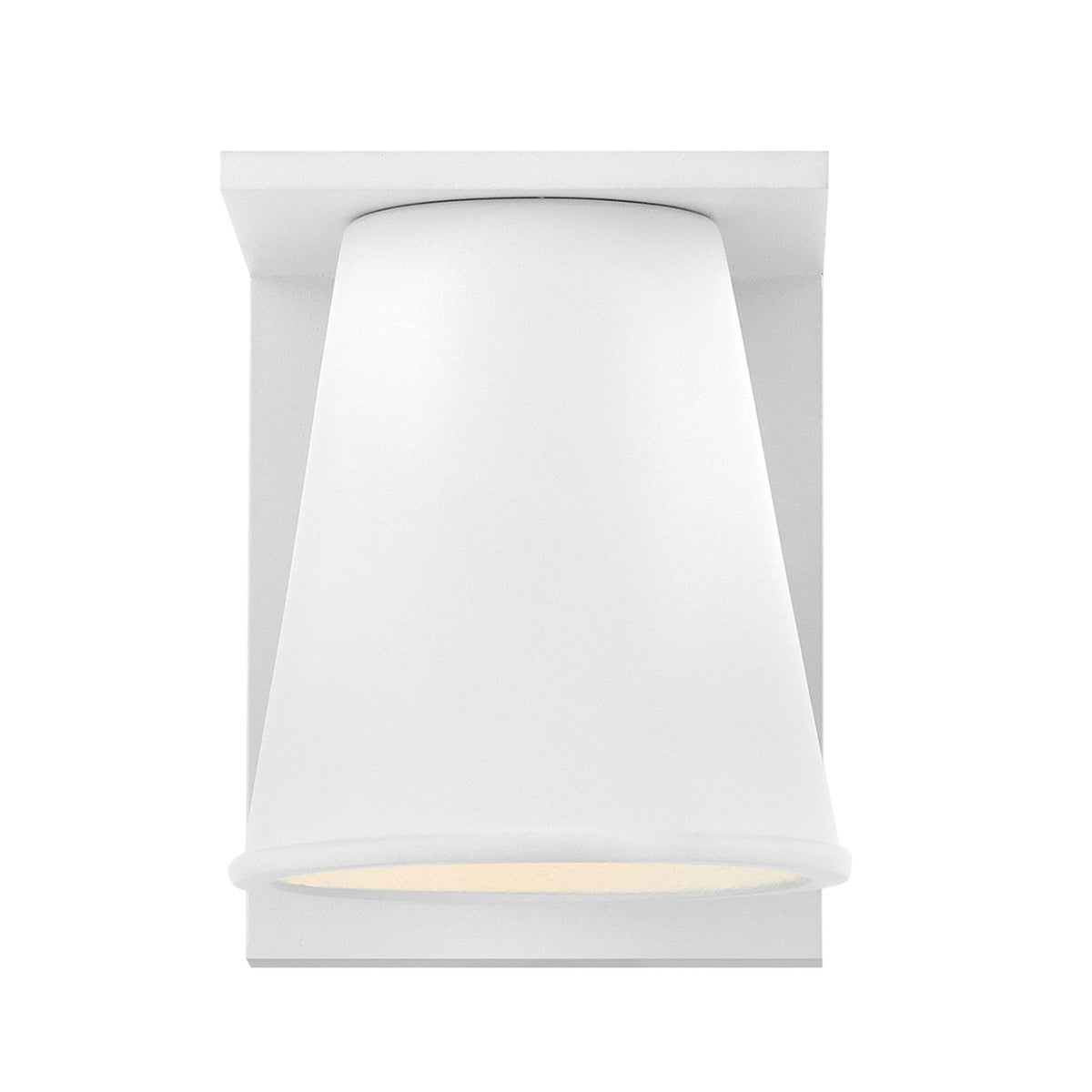 Hans IP44 Coastal Dark Sky-Friendly Design Down Wall Light in Textured White