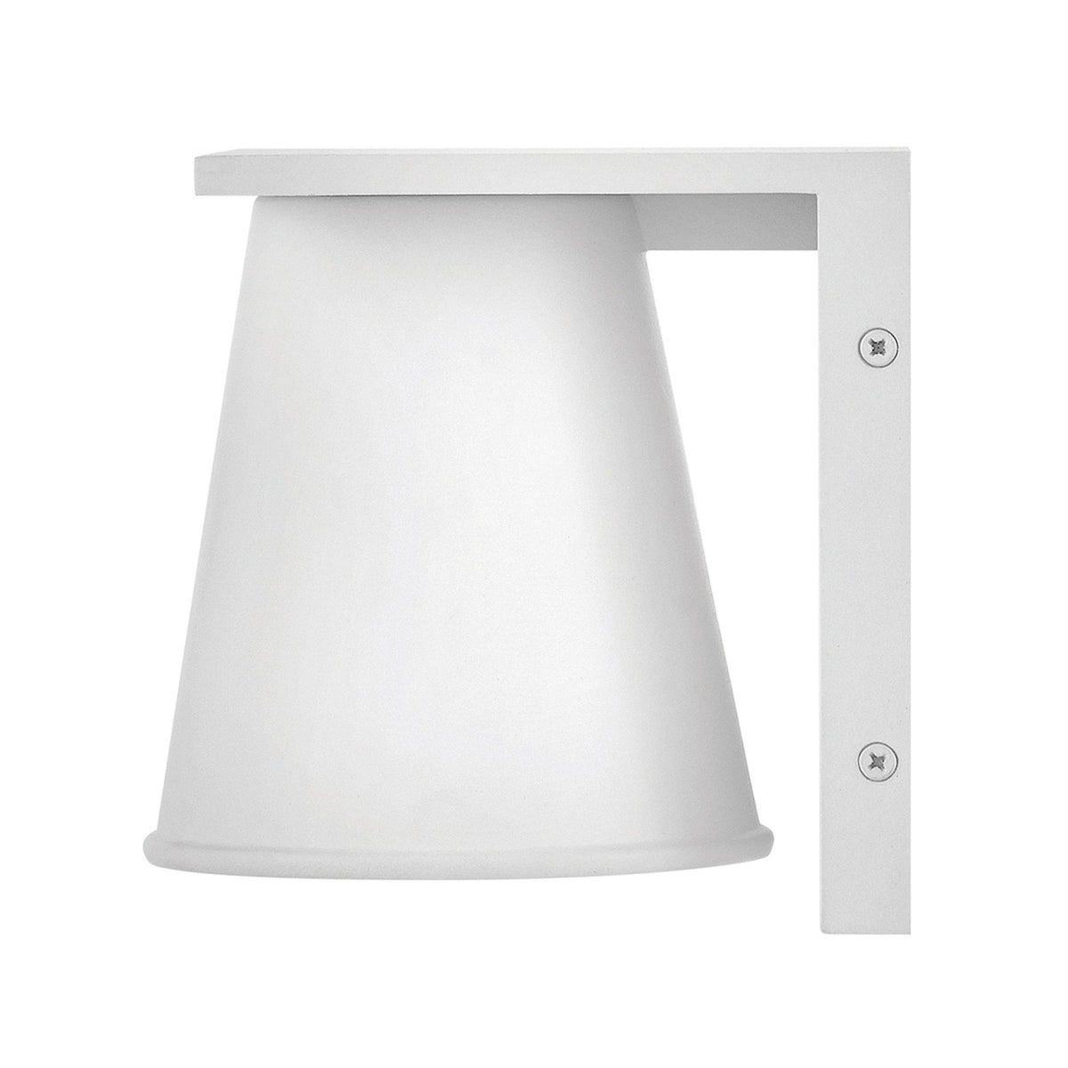 Hans IP44 Coastal Dark Sky-Friendly Design Down Wall Light in Textured White