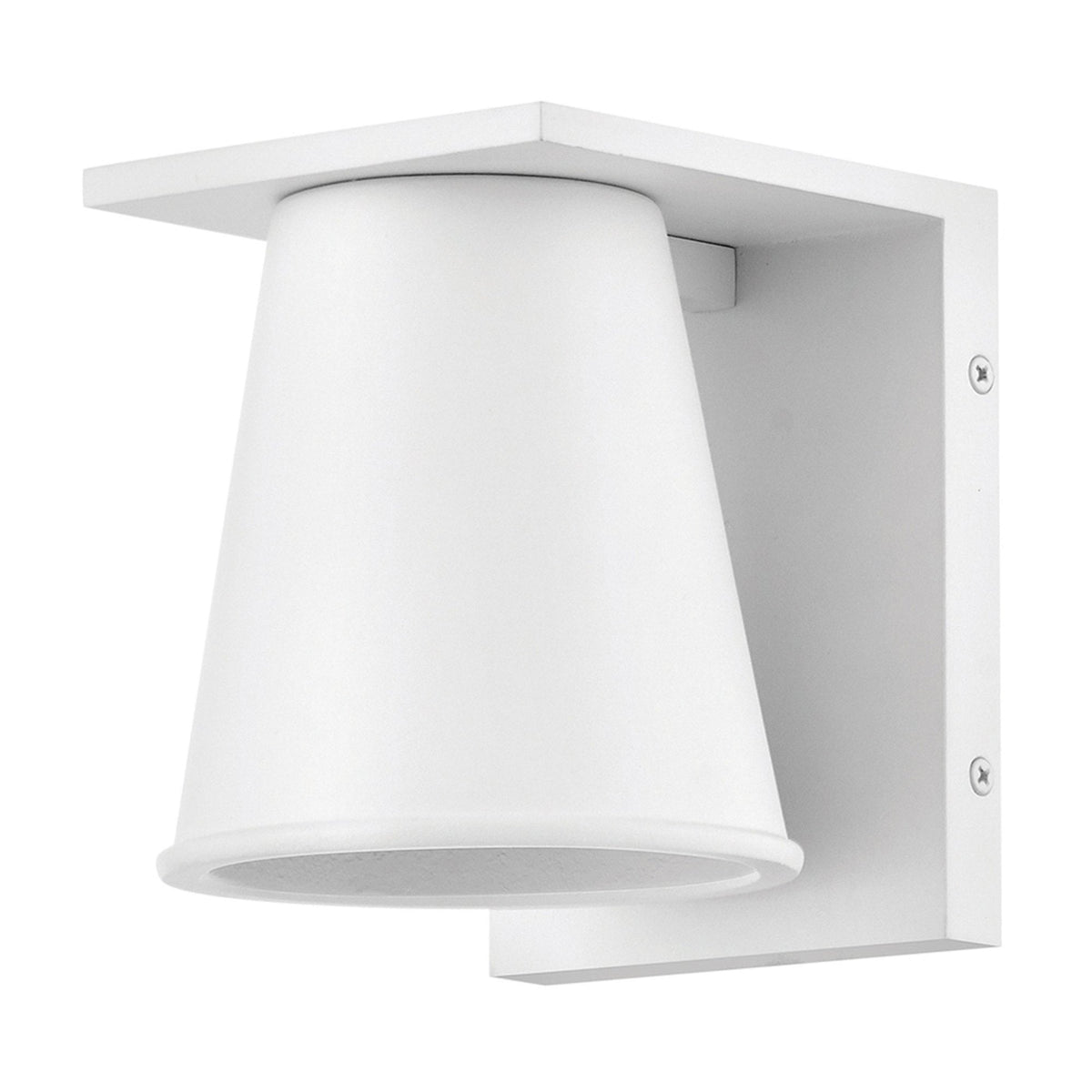 Hans IP44 Coastal Dark Sky-Friendly Design Down Wall Light in Textured White