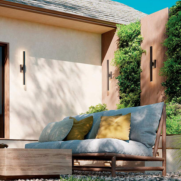 Nocar IP44 Large Exterior 39w LED Wall Light in Black