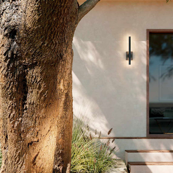 Nocar IP44 Medium Exterior 20w LED Wall Light in Black