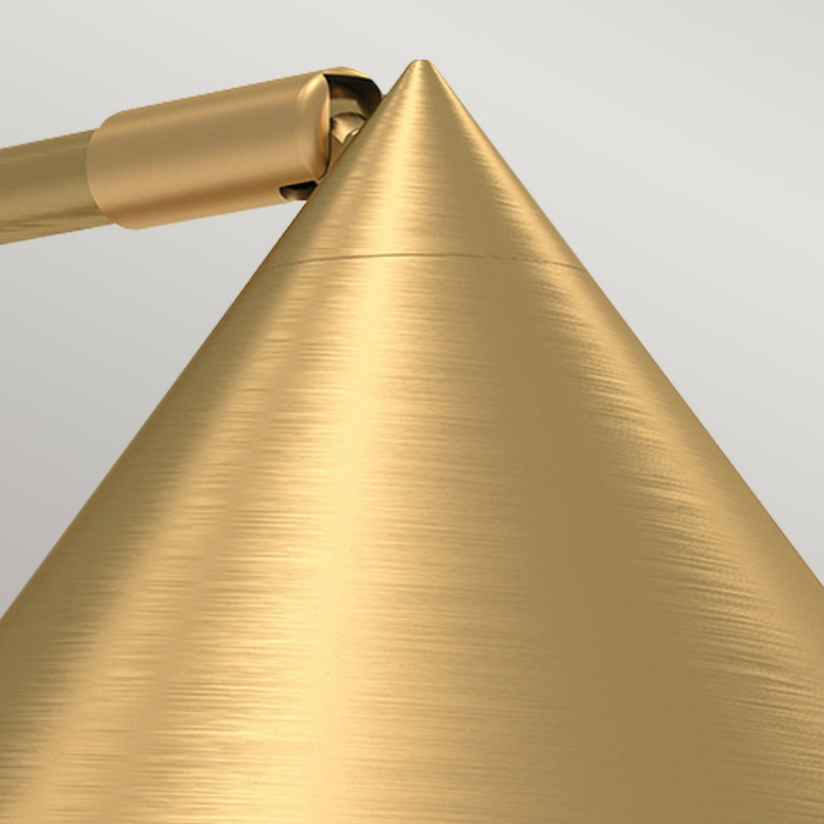Remyck Single Wall Light with Dimmer Switch in Brushed Gold