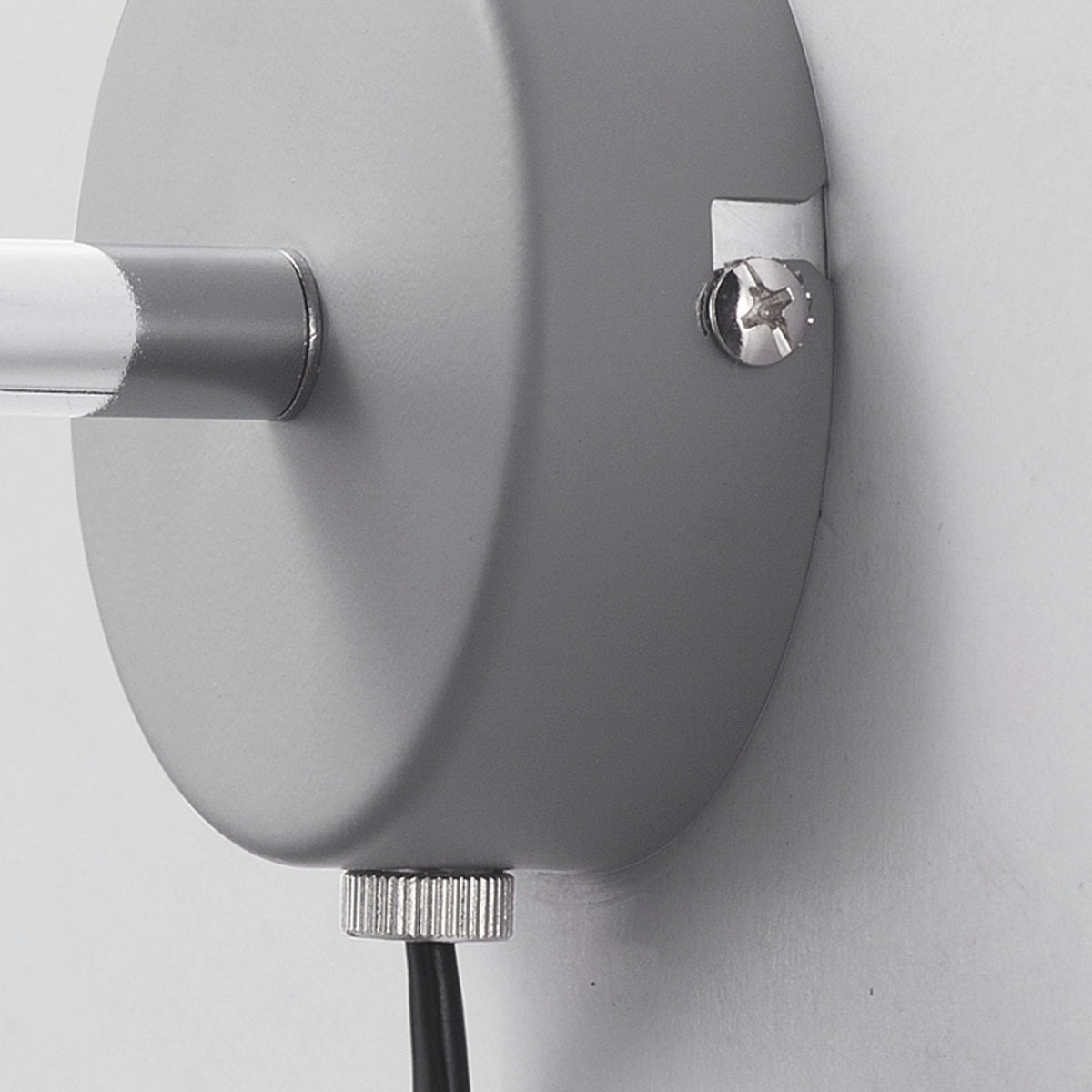 Eik Single Wall or Ceiling Spotlight in Grey