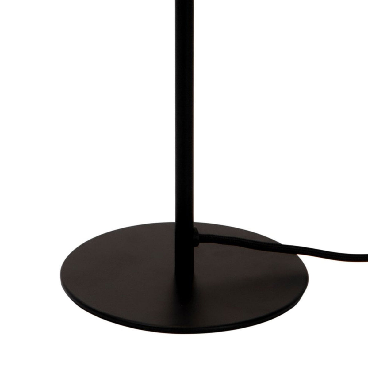 Ellen 20 Table Lamp in Black with Opal Glass Shade