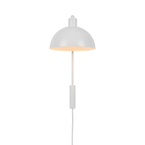Ellen 20 Plugged Wall Light in White