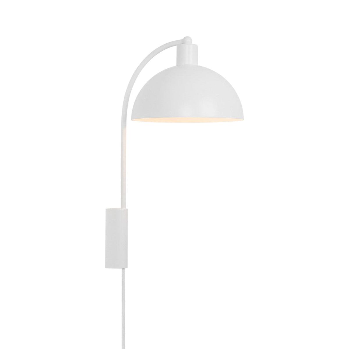 Ellen 20 Plugged Wall Light in White