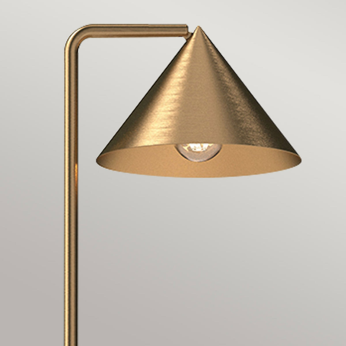 Remyck Floor Lamp with Dimmer Switch in Brushed Gold