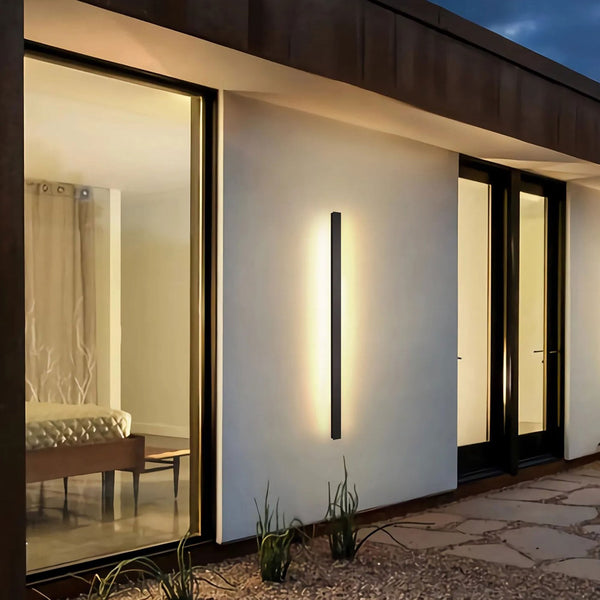 Cobham 140cm Outdoor LED Wall Light In Black