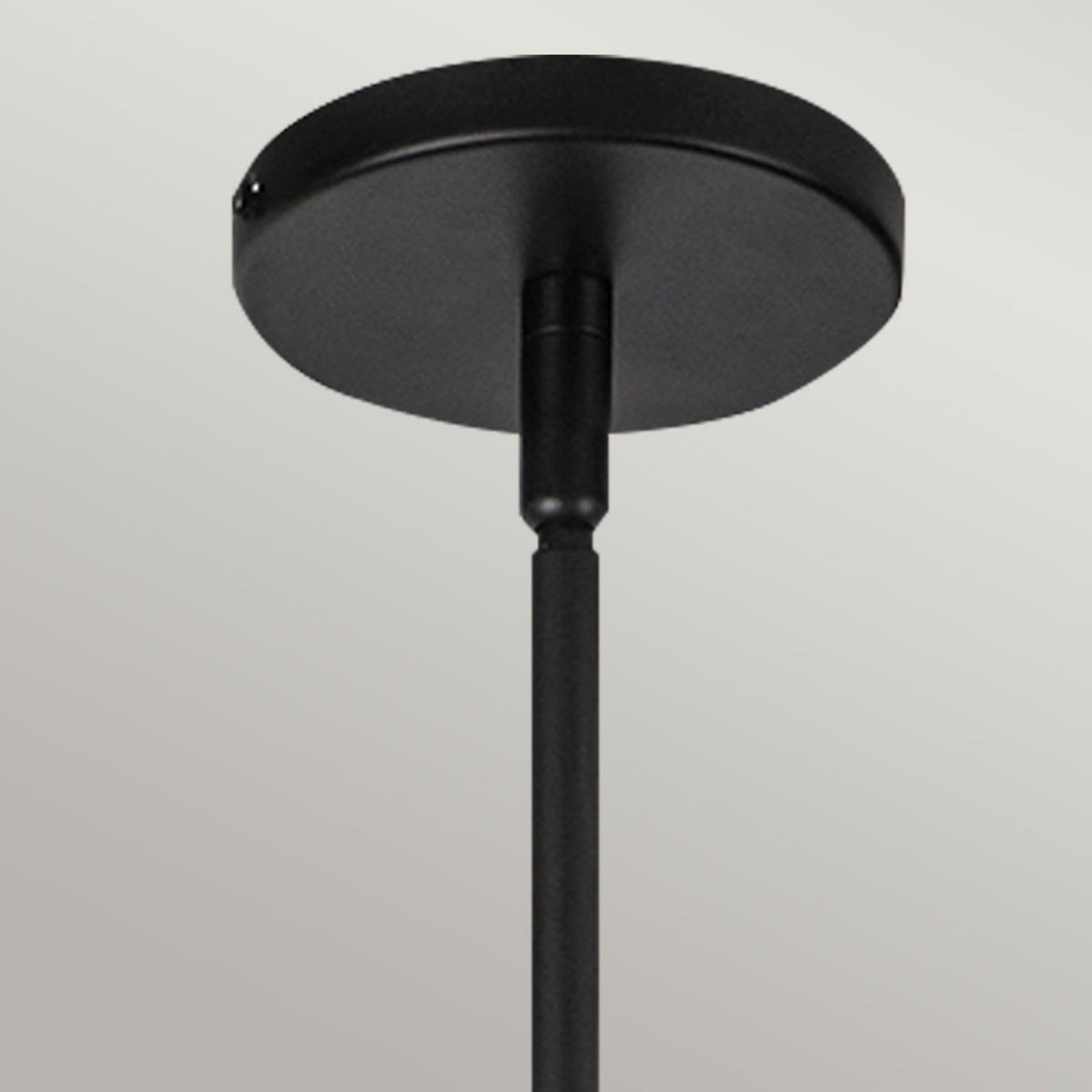 Perth Single Drop Pendant in Matte Black with Opal Glass Diffuser and Rattan Detailing