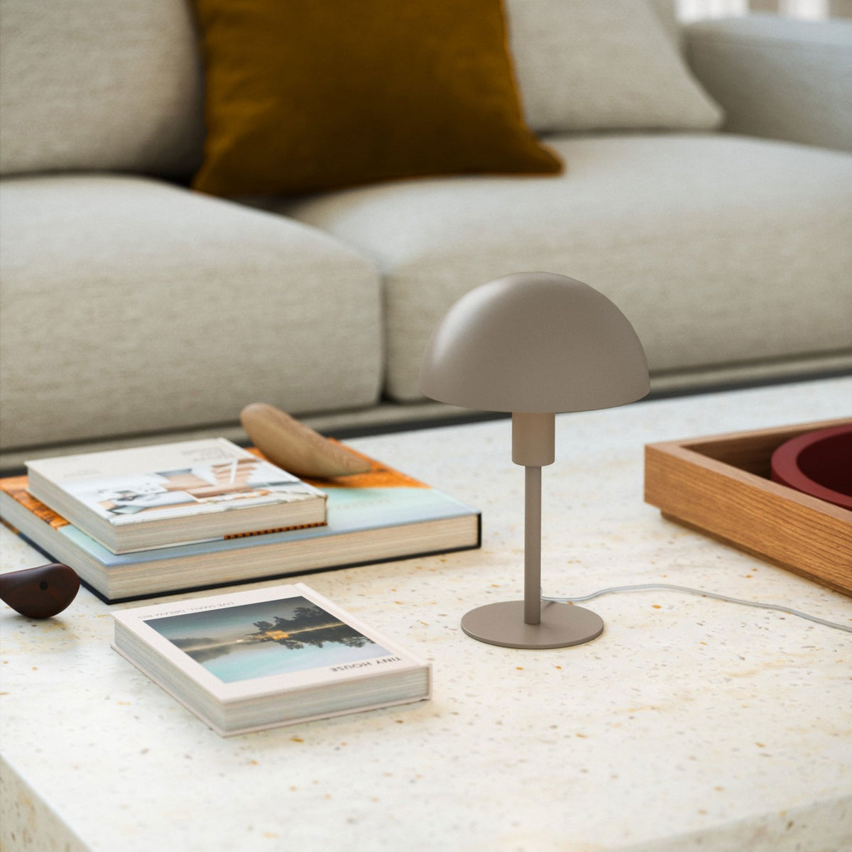 Ellen Mini Table Lamp in Brown