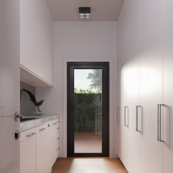 Ethan Surface Mounted Fixed Quad Downlight Matt Black & Gold