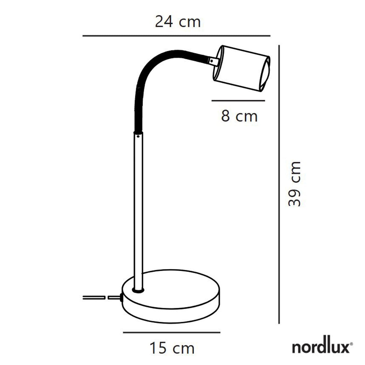 Explore Adjustable Table Lamp In Black