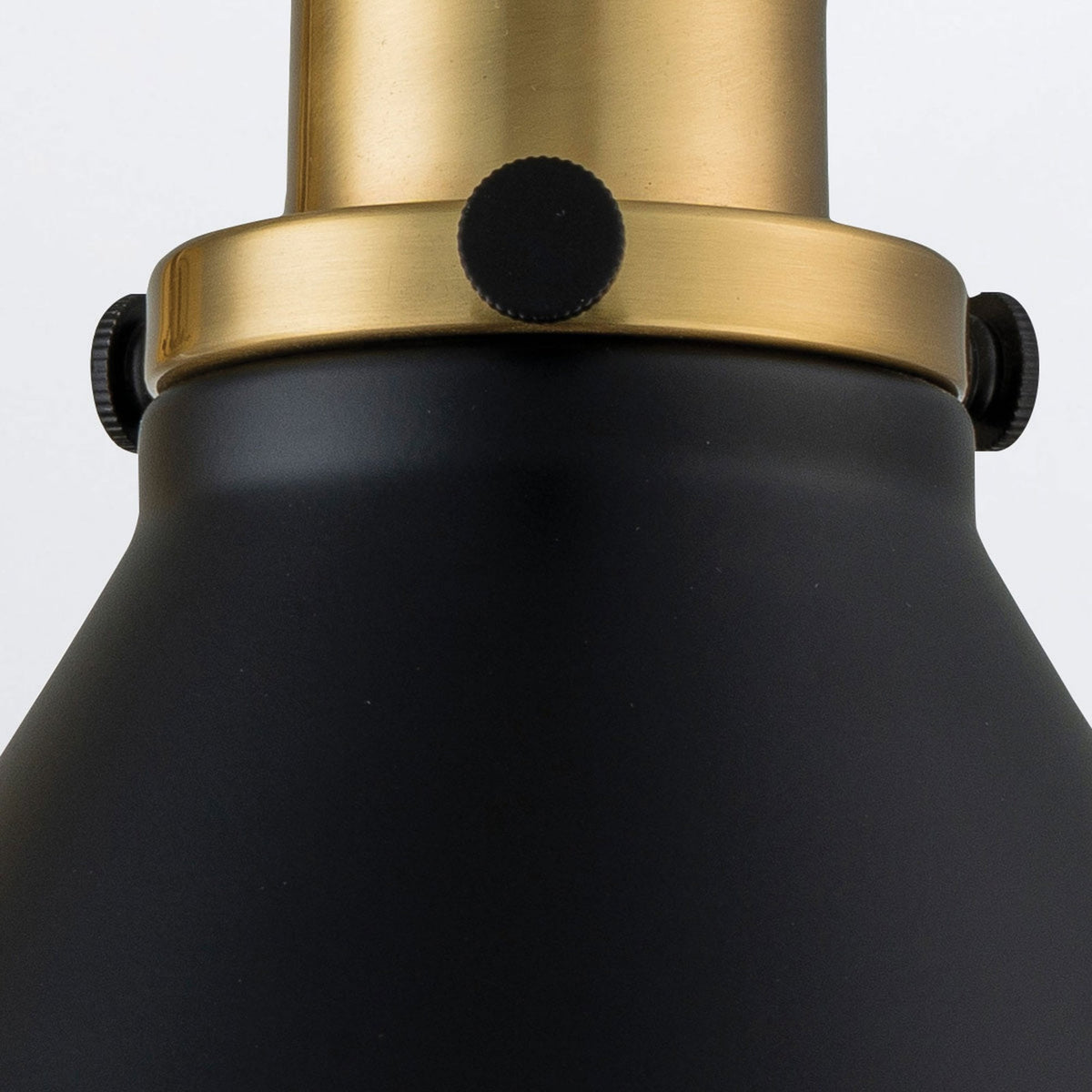 Provence Wall Light in Aged Brass and Matte Black