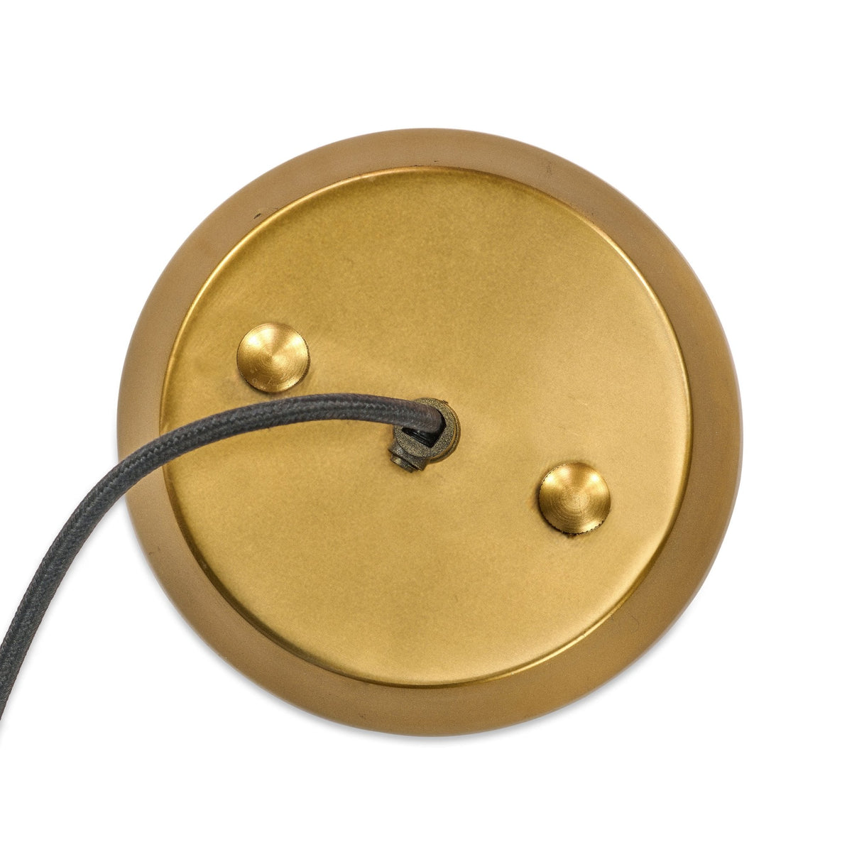 Chakai Large Pendant in Antique Brass with Mango Wood Shade