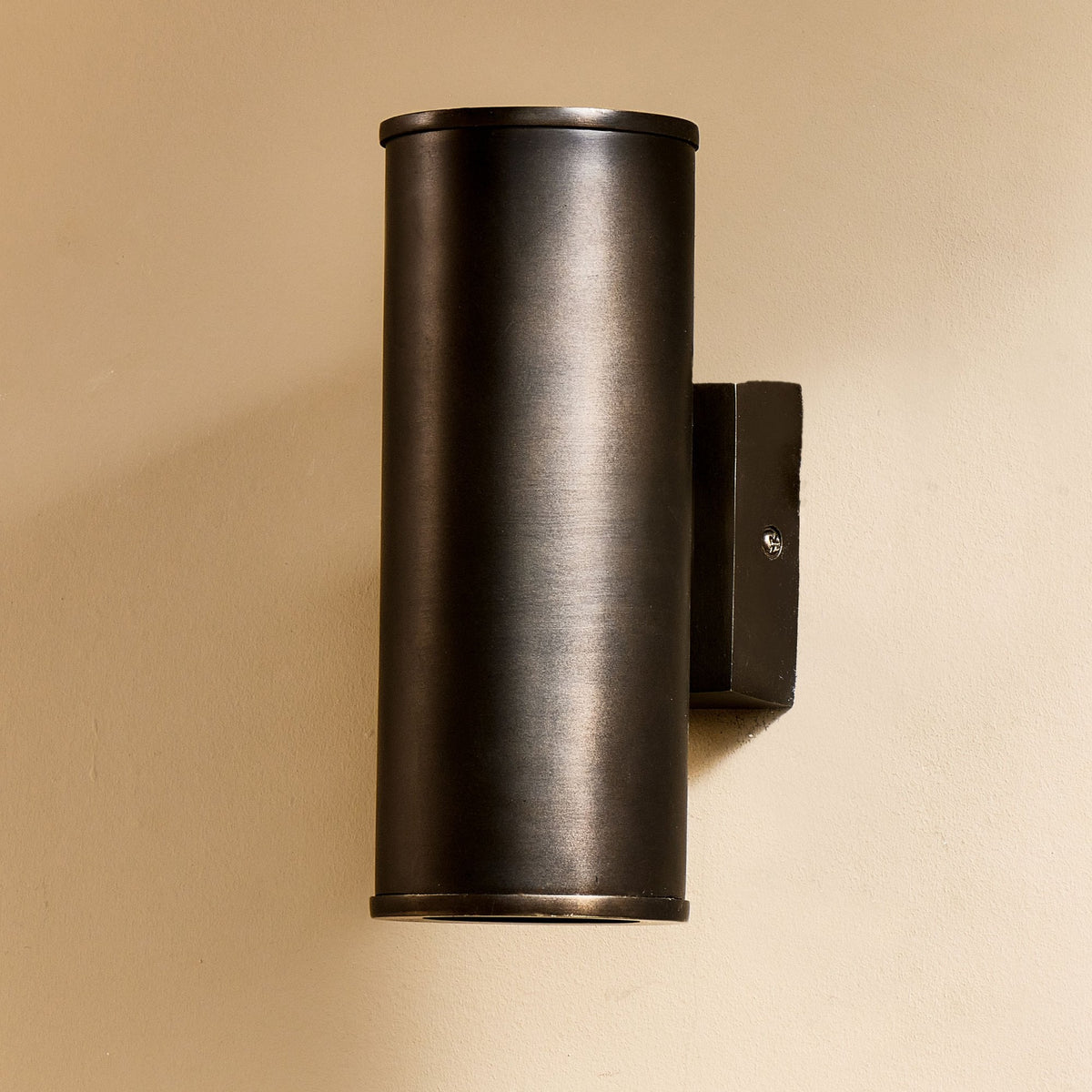 Ziro IP44 Outdoor Up and Down Wall Light in Antique Bronze