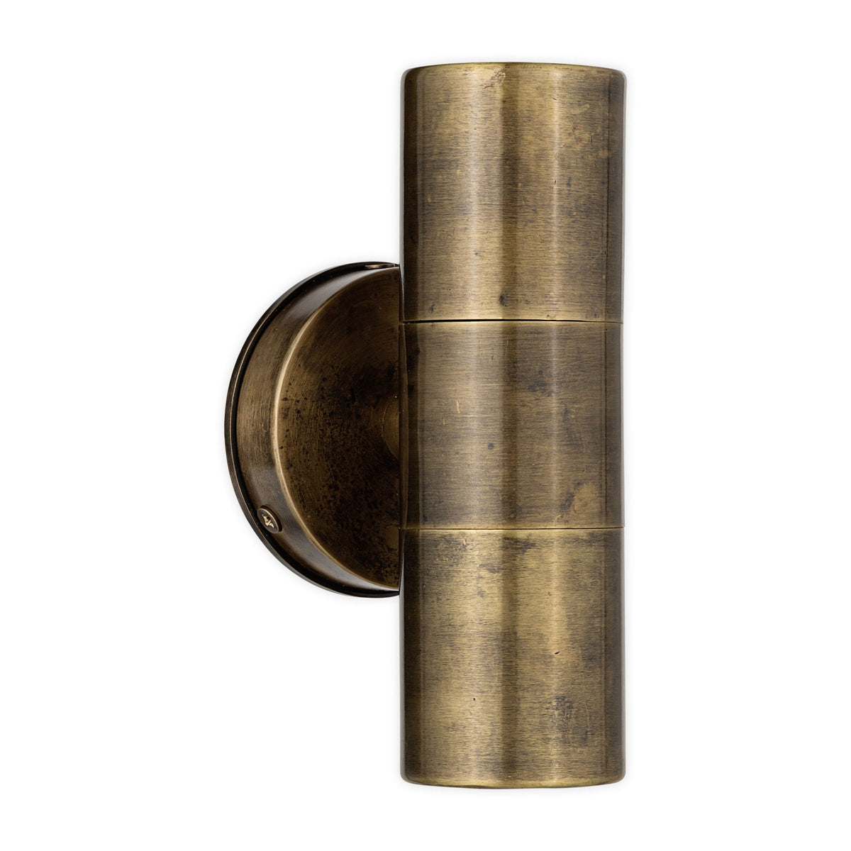 Vitla IP44 Outdoor Up and Down Wall Lamp in Antique Brass