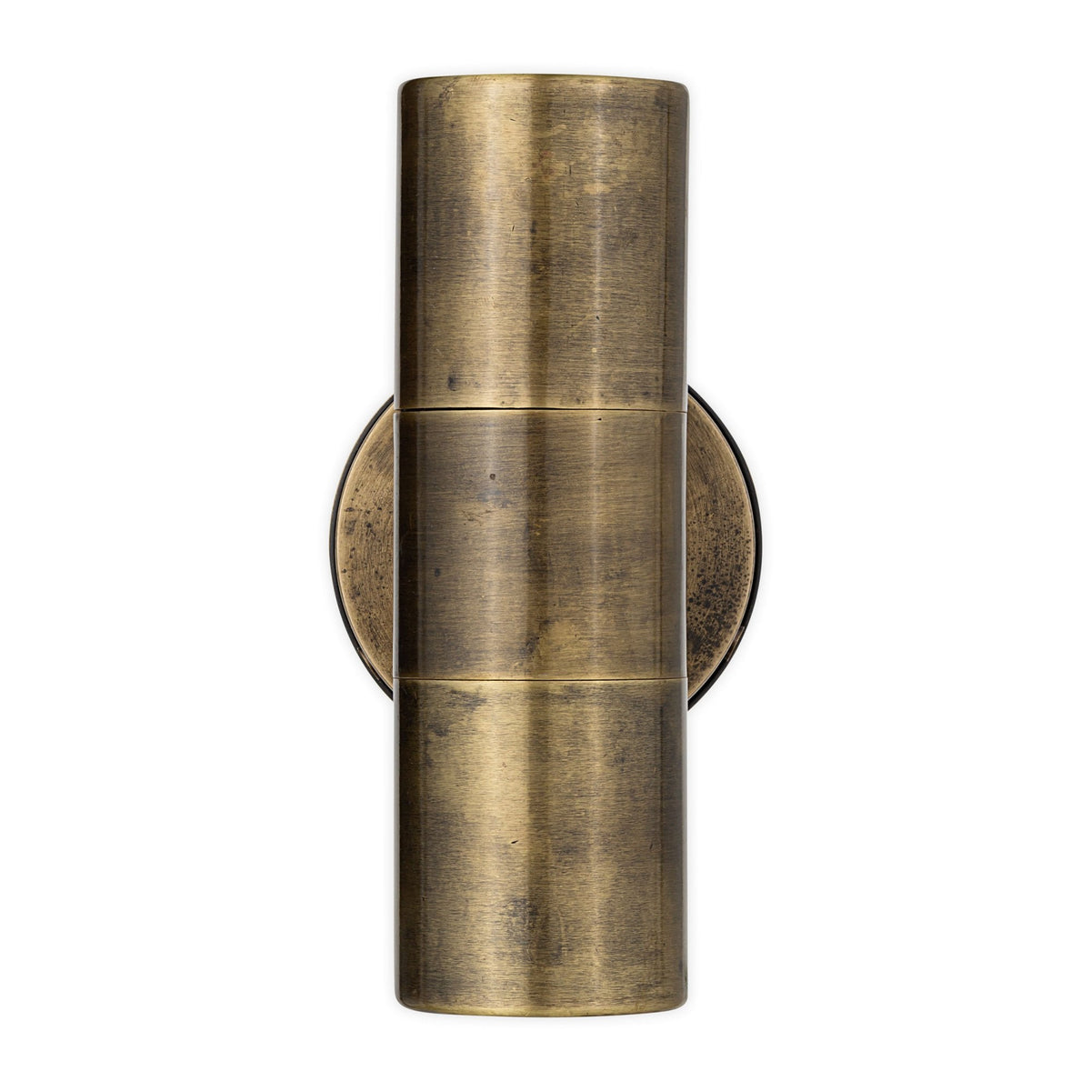 Vitla IP44 Outdoor Up and Down Wall Lamp in Antique Brass