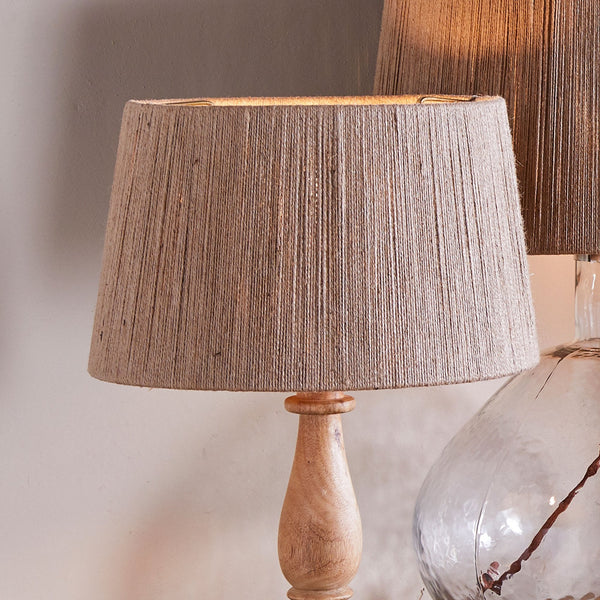 Tiwa Medium Natural Woven Jute Lampshade