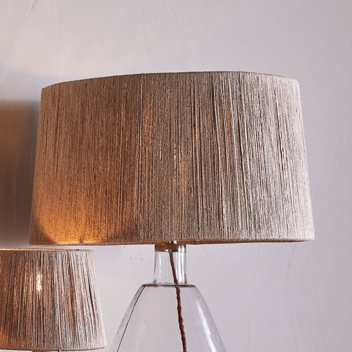 Tiwa Extra Large Natural Woven Jute Lampshade