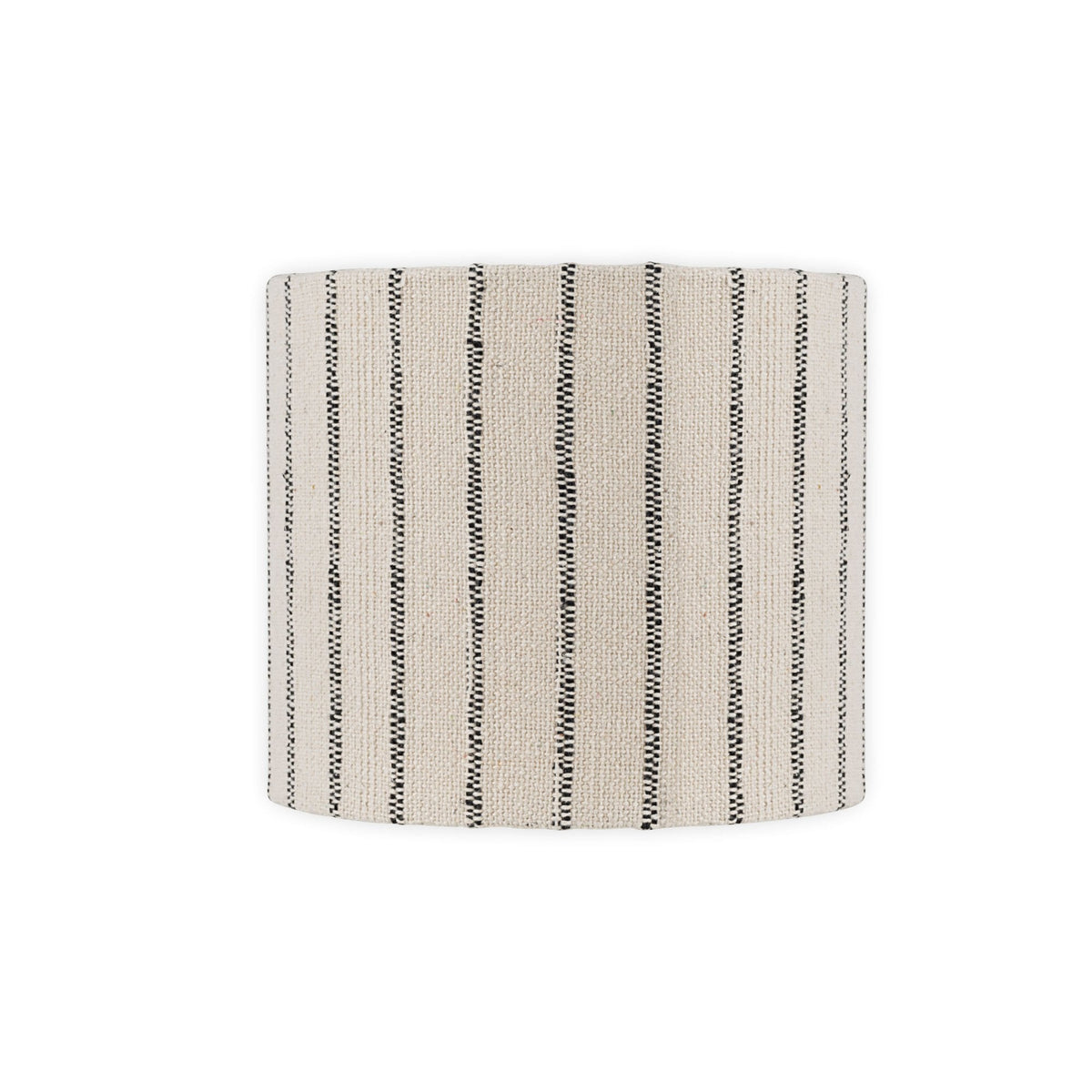 Sanja Small Cotton Stripe Lampshade in Off White & Grey
