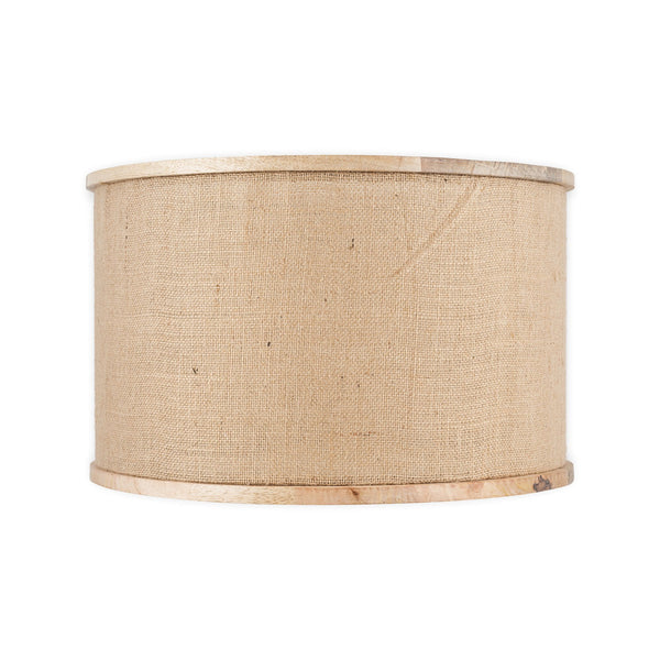 Darat Small Mango Wood & Natural Jute Lampshade