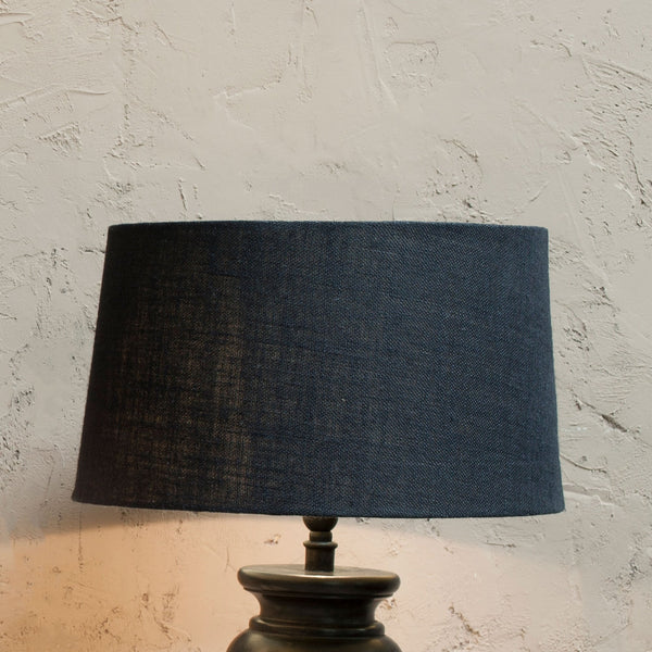 Dia Jute Extra Large Textured Lampshade in Ink