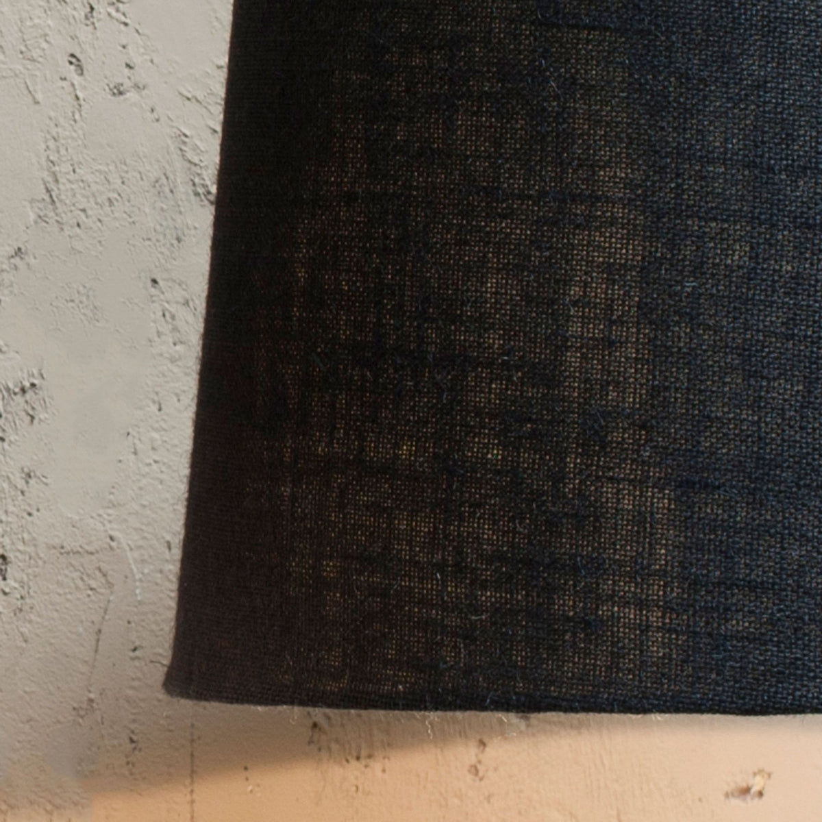 Dia Jute Extra Large Textured Lampshade in Ink