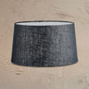 Dia Jute Extra Large Textured Lampshade in Ink