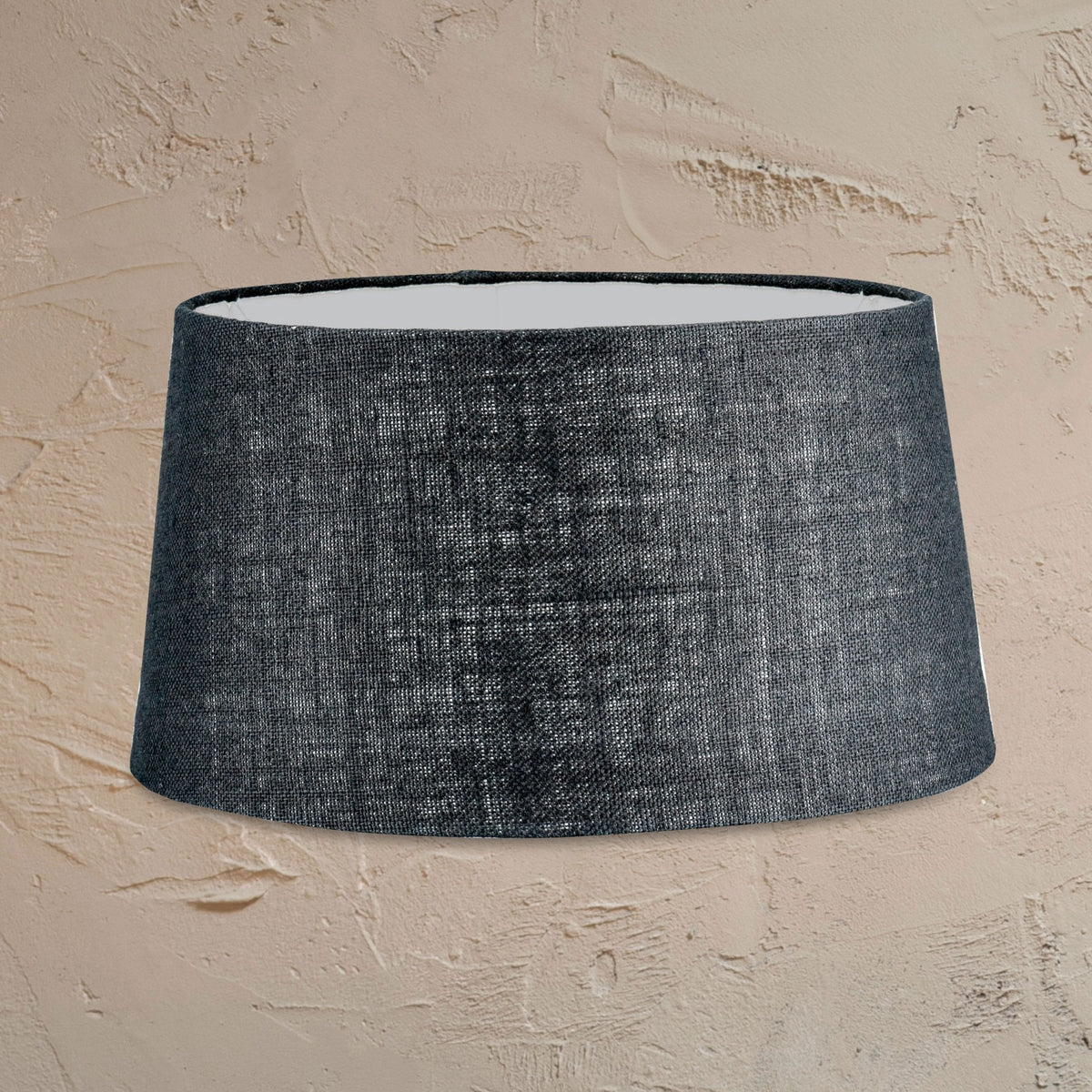 Dia Jute Large Textured Lampshade in Ink