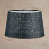 Dia Jute Medium Textured Lampshade in Ink