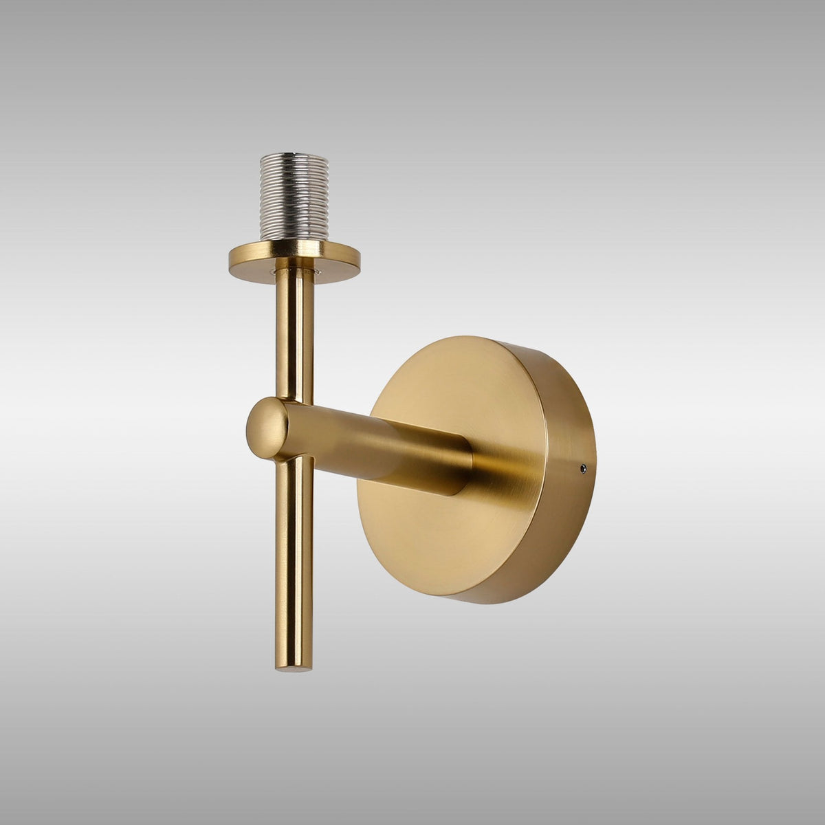 Tenterden Medium Arm IP44 Wall Light Base in Brass Gold